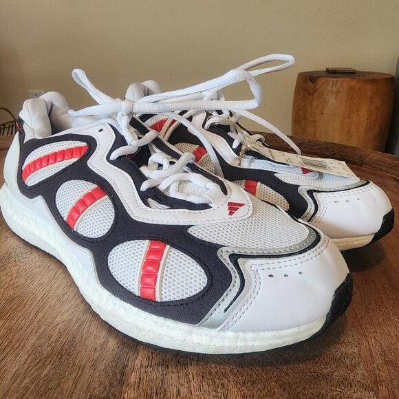 Adidas UltraBoost Supernova DNA White Vivid Red GY5374 Sneakers Mens 9 - Picture 10 of 16